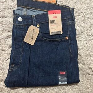 Levi's Dark Indigo Denim Jeans